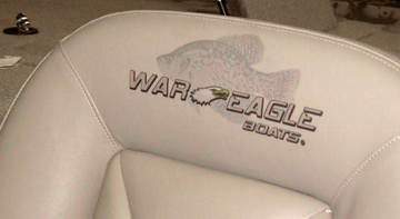 Printed Leather Seat